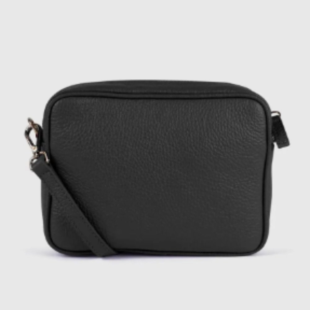 Quince Italian Leather Crossbody Bag